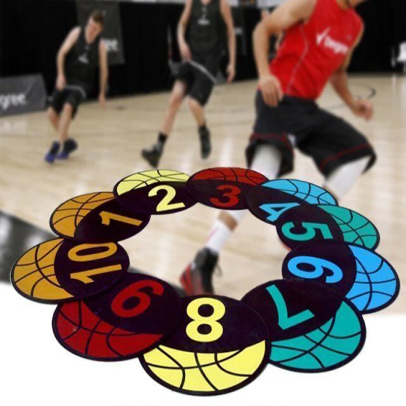 BasketballSpotMarkerColorfulAntiSlipRubberSportsTraining