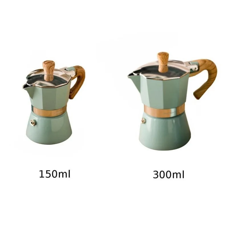 150 300 600 Aluminum Moka Pot with Electric Burner Stove Top Coffee Maker  Espresso Percolator Mocha Kettle Heater Home Household - AliExpress