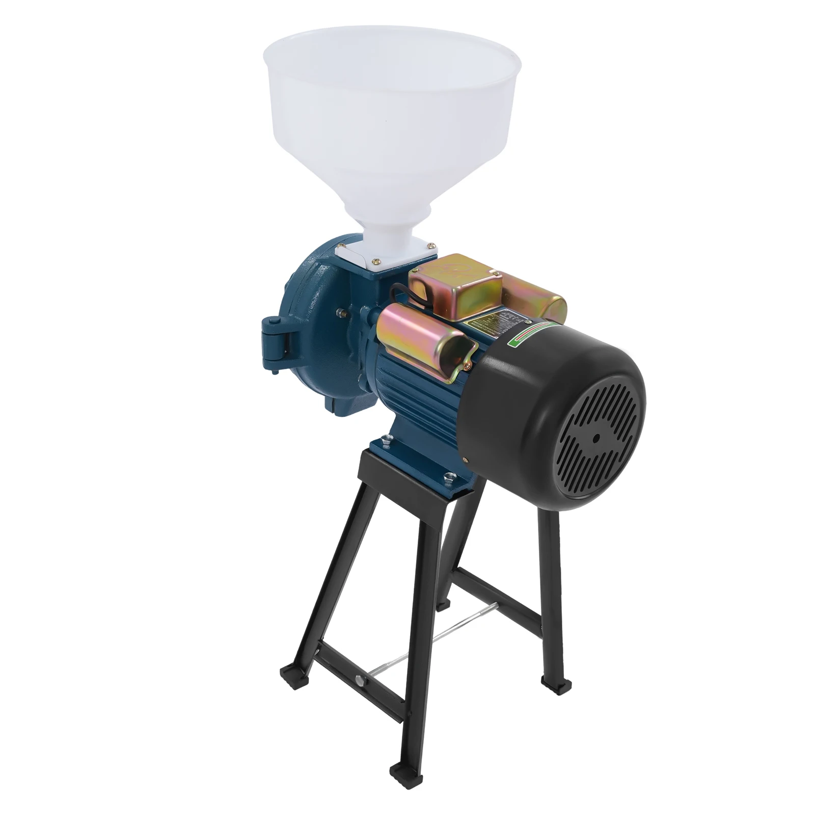 Elektrische Getreidemühle, 2200 W, kommerzielle Mehl- und Maismahlmaschine mit Trichter, Mahlwerkzeug für trockene Getreide und Bohnen, 1400 U/min – Detail 8