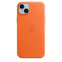 Coque Cuir iPhone 14 Pro - Orange