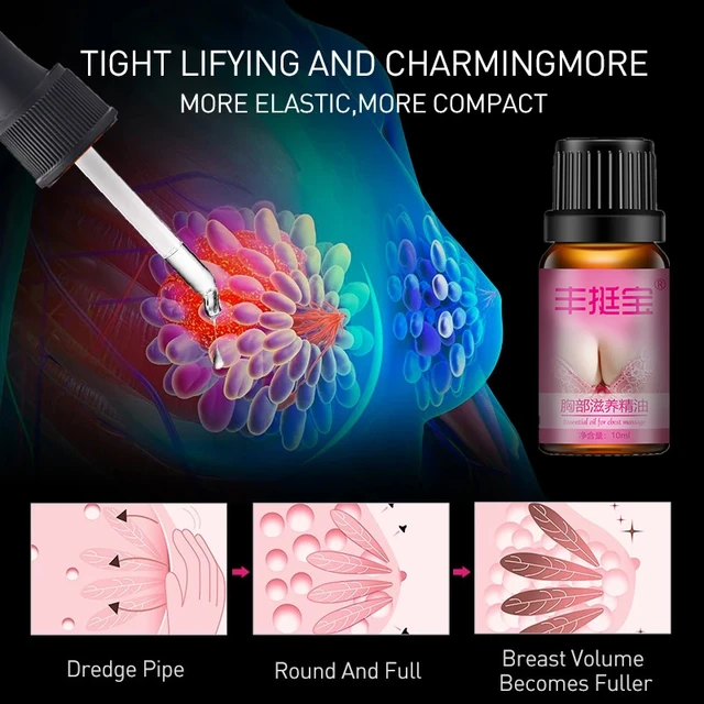 Breast Enhancer Enlargement Essential Oil for Bigger Fuller