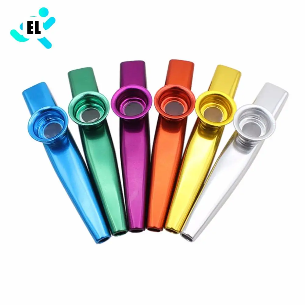 

1Pc Metal/Plastic Kazoo Harmonica Mouth Flute Kids Party Gifts Kids Musical Instrument