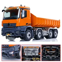 8X8 LESU 1/14 RC Hydraulic Dump Truck K3363 Roll On/Off Dumper Remote Control Tipper Tamiyaya Electric Car Model Toys Thzh1309 1