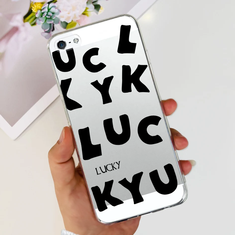 Cute Astronaut Clear Silicone Shockproof Phone Case