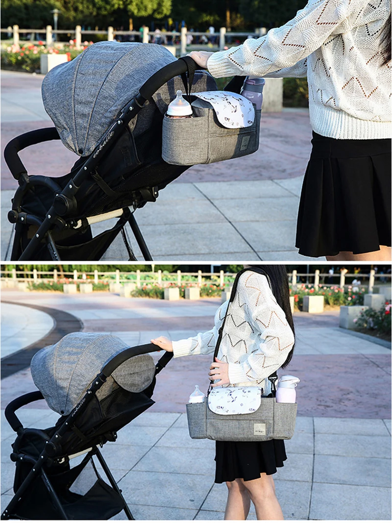 summer baby stroller accessories Baby Stroller Bags Organizer Mommy Travel Diaper Bags Baby Cup Bottle Stuff Supply Storage Bags Stroller Hanging Bag Accessories good baby stroller accessories	