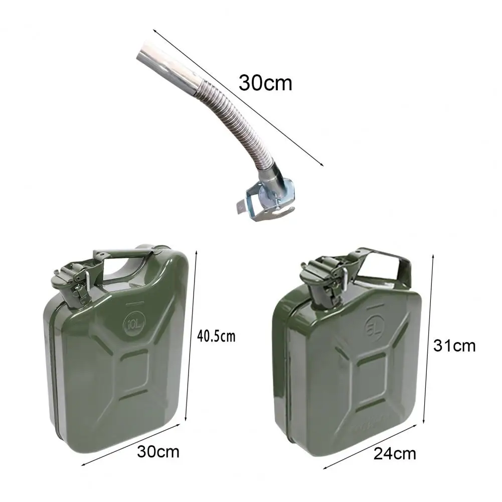 Oil Transfer Tank Portable Storage Transfer Container with Spout System Large Capacity Leakproof Good Sealing Oil Tank
