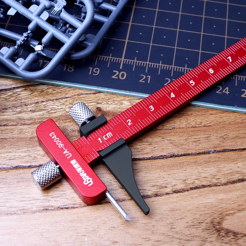 Aluminum Alloy Carving Ruler Isometric Line Engraver Parallel Line Carving Tool For Mecha Models, model tools