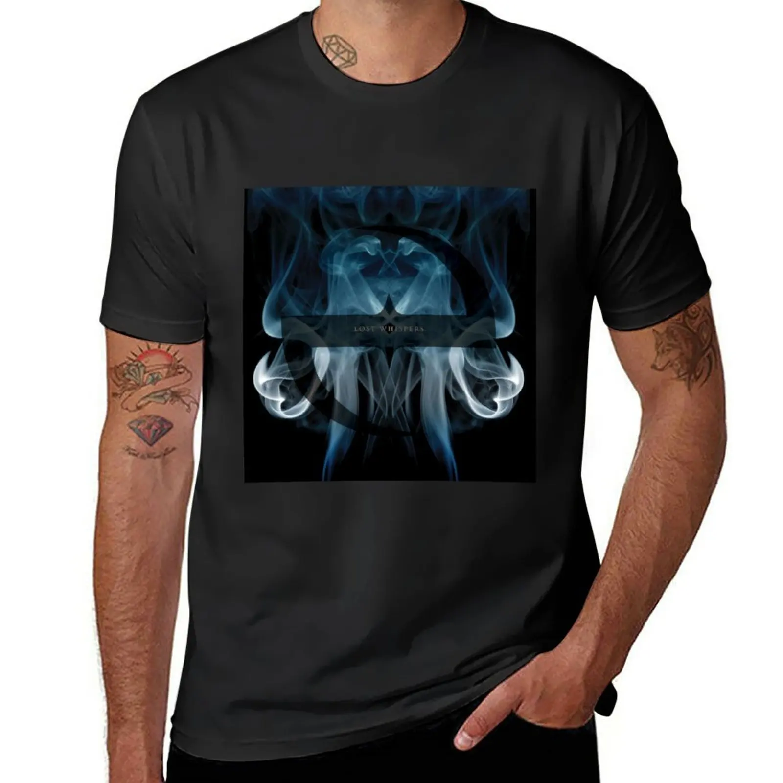 

Lost whispers T-Shirt boys whites tees Short sleeve tee men