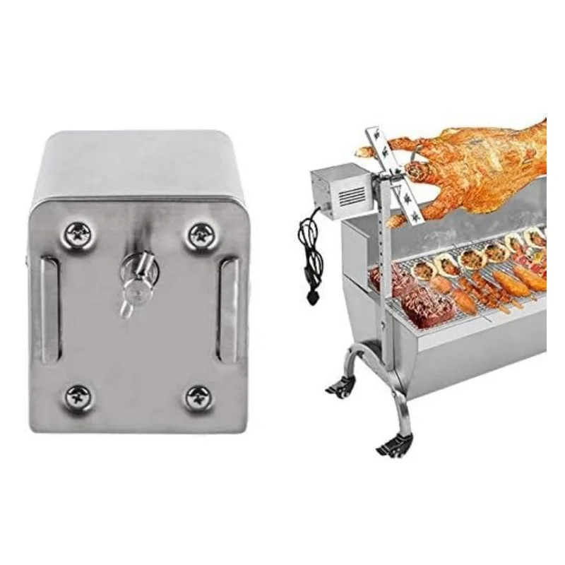 220V 15W BBQ Rotisserie Motor Electric Grill Rotisserie Motor Electric Roaster Barbecue for Pig Goat Chicken Roaster