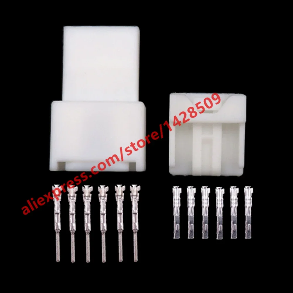 Description Picture 6 of item1 Set 6 Pin Auto Male Female Wiring Harness Connector Automotive Electrical Socket For Toyota Lexus 6098-2303 6098-2218