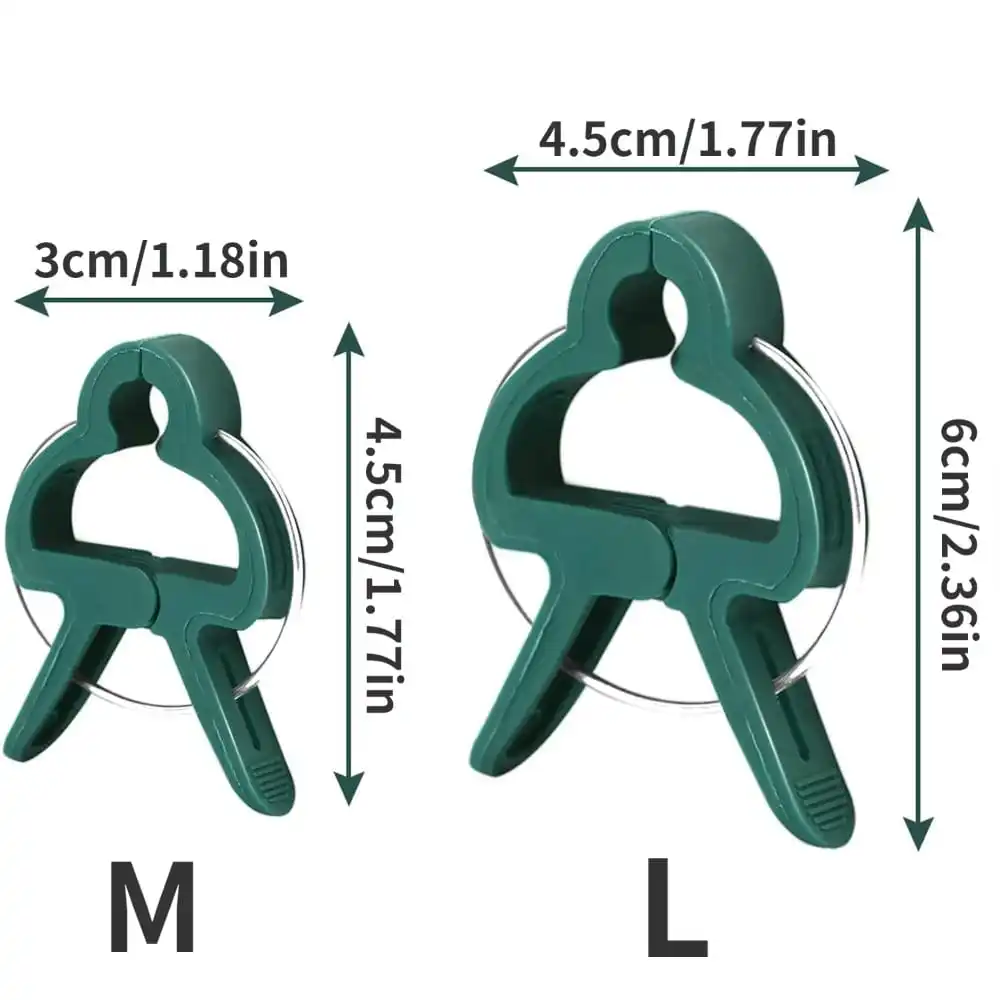10 Reusable Plant Clips Eight Buckles Weatherproof and RustproofIdeal for Tomato Cucumber Pepper MelonPlant Stem Support Tool