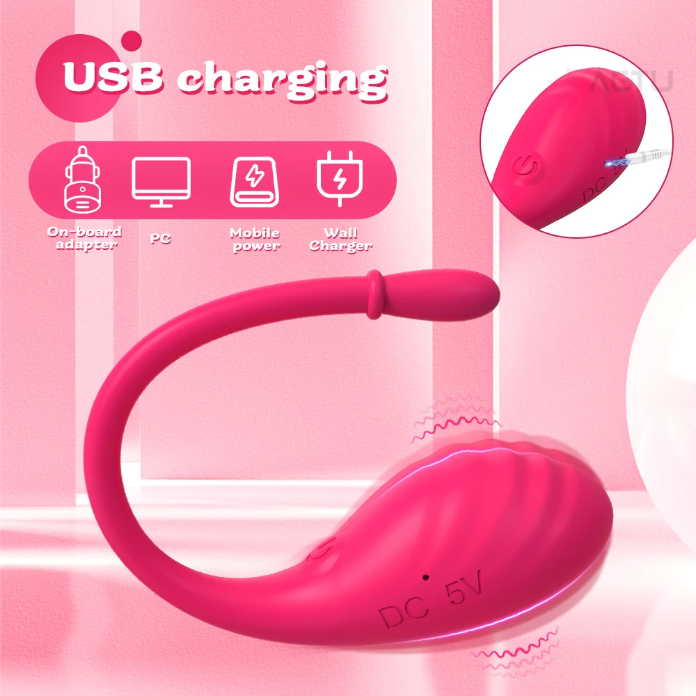 Vibratore Bluetooth APP femminile telecomando wireless uovo stimolatore del clitoride massaggiatore punto G giocattoli sessuali per donne adulte_voghion.com