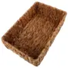 Storage Basket Wicker Woven for Bathroom Back of Toilet Organizer Water Hyacinth 5