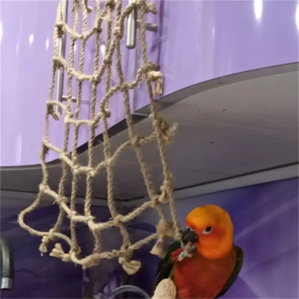 Linen Parrot Climbing Net 3