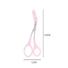 Stainless Steel Facial Hair Removal Shaver Cutter Eyebrow Trimmer Scissors Color Titanium with Comb Removable Makeup Accessories 6
