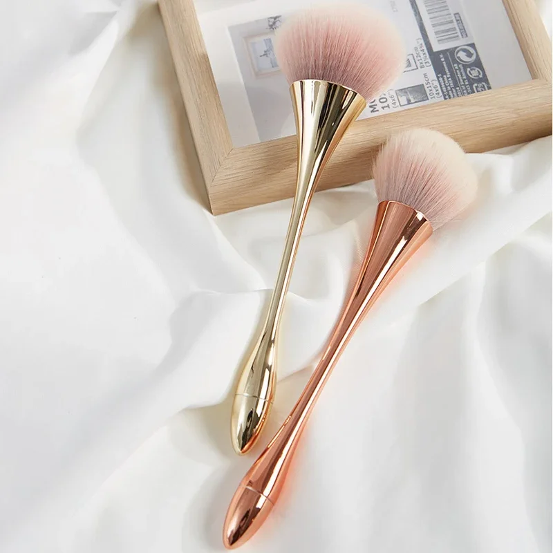 Waist Designed Nail Art Brush Makeup Brush Slim Pretty Nail Dust Cleansing Soft Does Not Eat Brush Tool