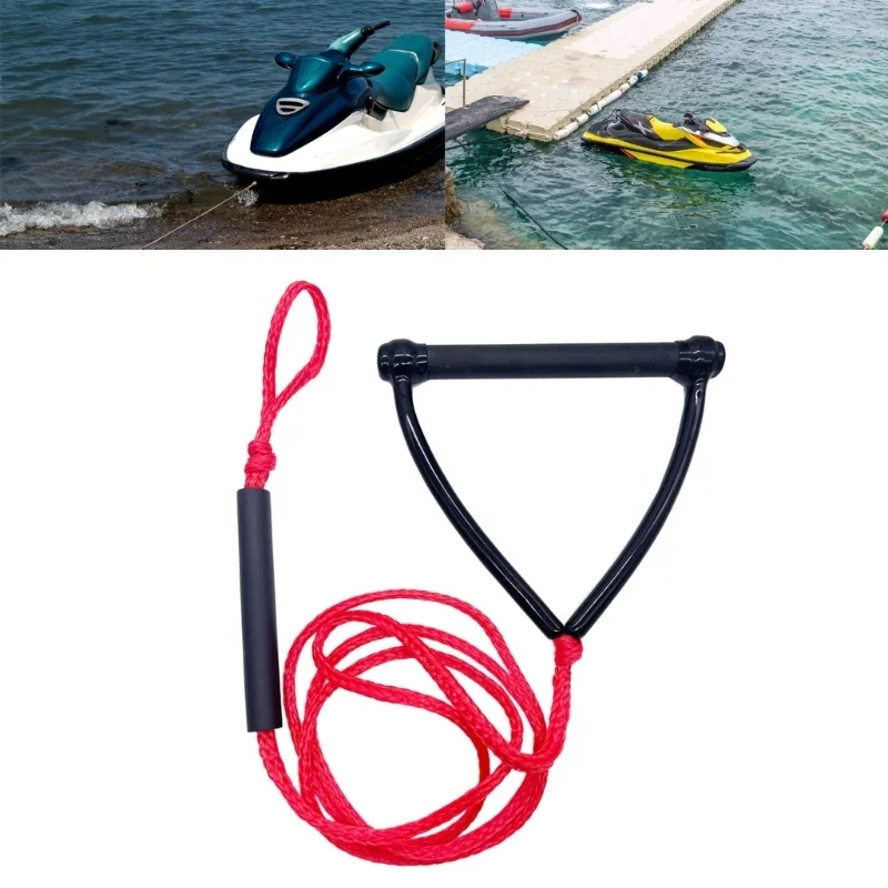 

Boat Surfings Rope Strong Wake Surfs Rope Floatings Watersport Rope with Handle for Kneeboard, Wakeboards, Water Ski