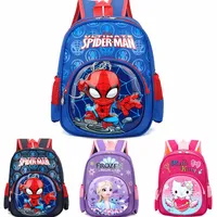 Fashion Brand Children Artoon Spider Schoolbag Boys and Girls Disney Backpack Cute KittyTwo-shoulder Bag Kids Bags 1