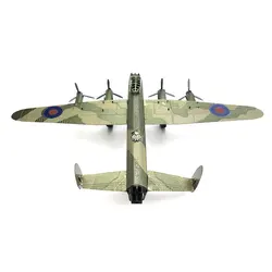 3d Color Metal Assembly Puzzle Fighter Series The Lancaster Bomber Model DIY Handmade Jigsaw Toys  3d Metal Puzzle for Kids
