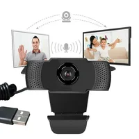 1080P Webcam Full HD Web Camera With LED Fill Light Microphone USB Plug Web Cam For PC Computer Mac Laptop Desktop Camera - Image 2