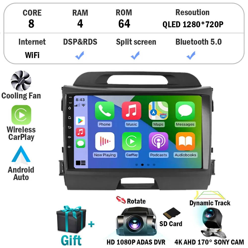 4G-64G CAM DVR