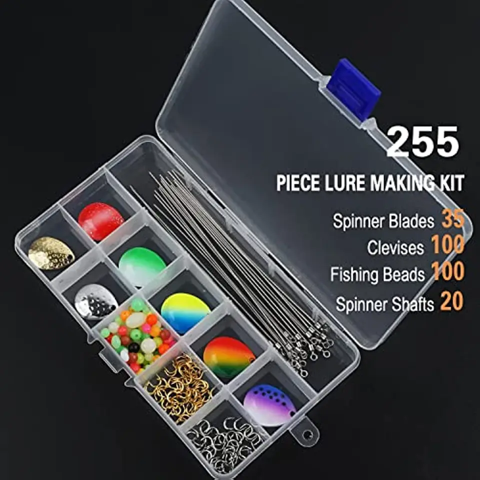 60pcs Pesca Spinnerbaits Liscio Cucchiai Kit, 6 Dimensioni Pesca Jig Spinners Colorado Willow Spinner Lame Spin Lure Fare Esche Da Pesca Accessori