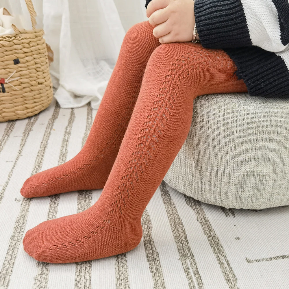 0-8 Years Baby Tights Spring Summer Cotton Soft Knitted Breathable Newborn Toddler Tight Boys Girls Pantyhose Kids Clothes kids socks kids pantyhose toddler tights kids leggings