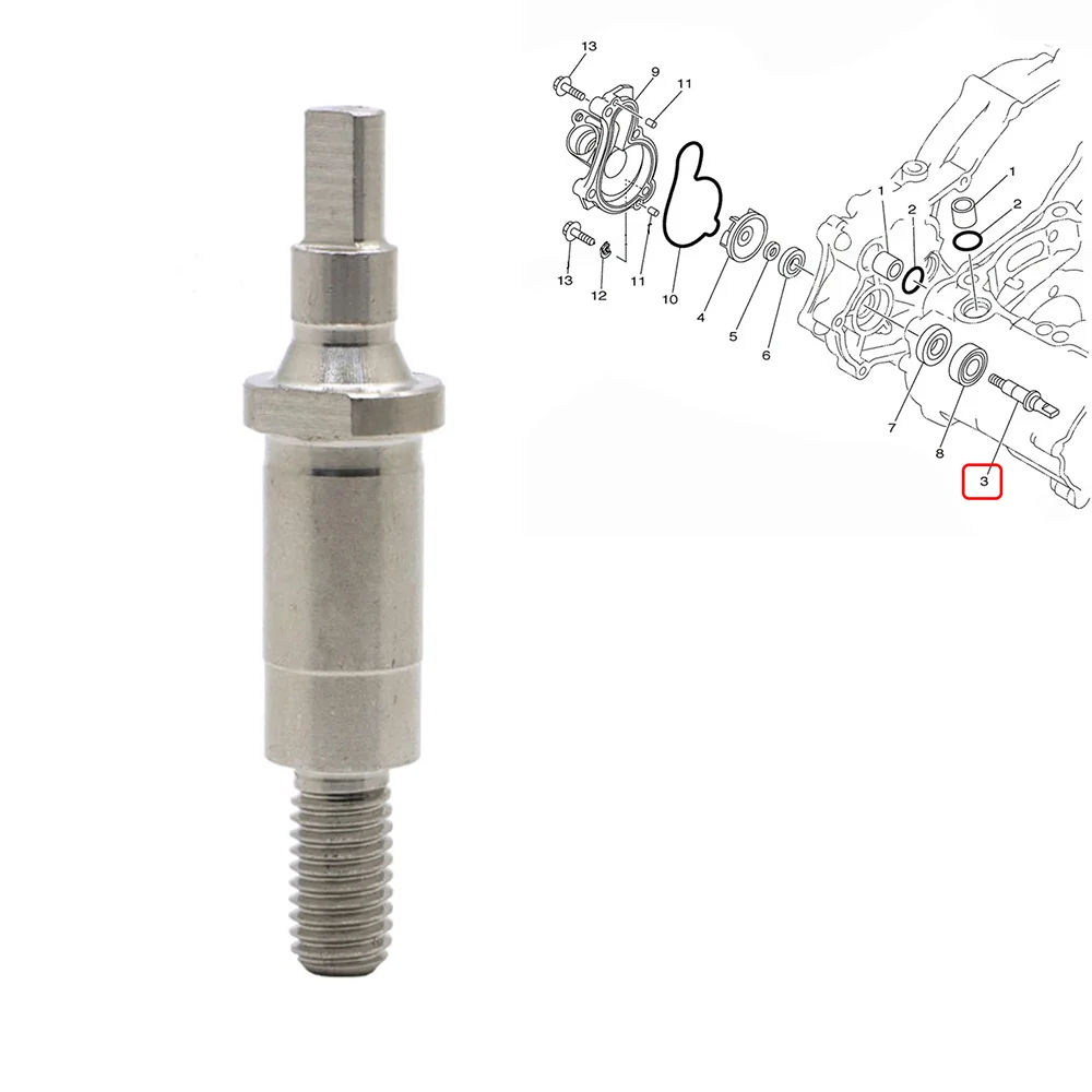ForYamahaYZ450FWR450F20032013WaterPumpImpellerShaft5GR12458