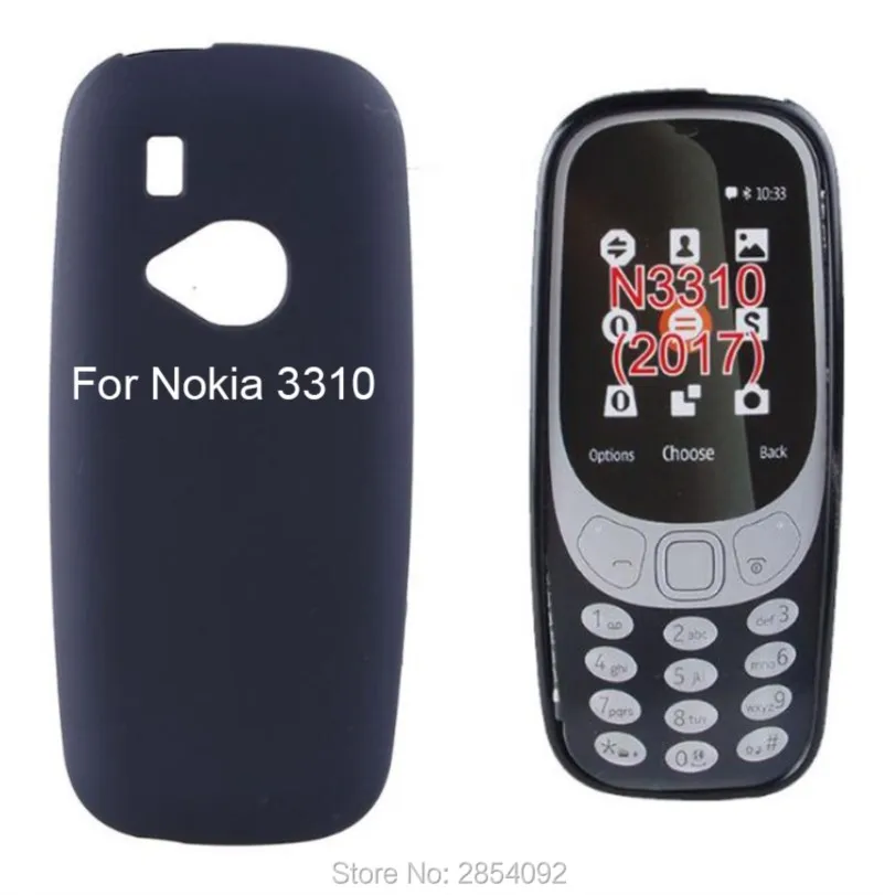 Per Nokia 3310 Custodia Ultra Sottile Nera Opaca In Gel Tpu Per Nokia 3310 2017 Cover Protettiva In Silicone Per Telefono Dual Sim Da 2.4 Pollici