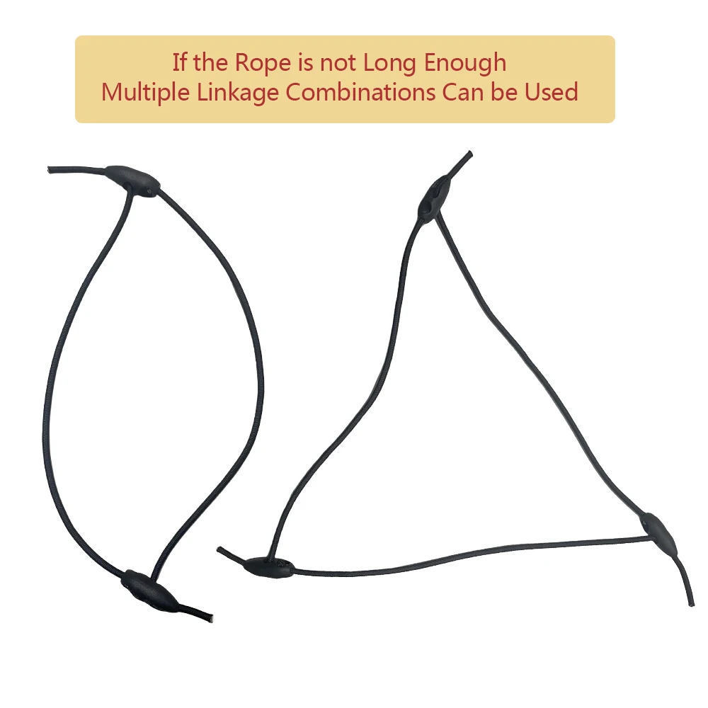 Latex Elastic Tie Rope 4/10Pcs 50cm Easy To Use Elastic Rope Black Tie for Bicycle Motorcycle Luggage Car Tarpaulin Camping bungee cords