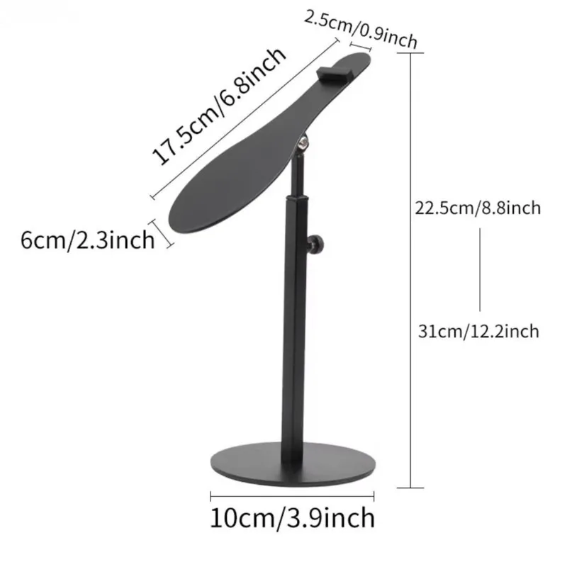 1PCS Black Stainless Steel Shoes Riser Holder Display Rack Bracket For Shelf Table Desk Top Organizer Storage Exhition