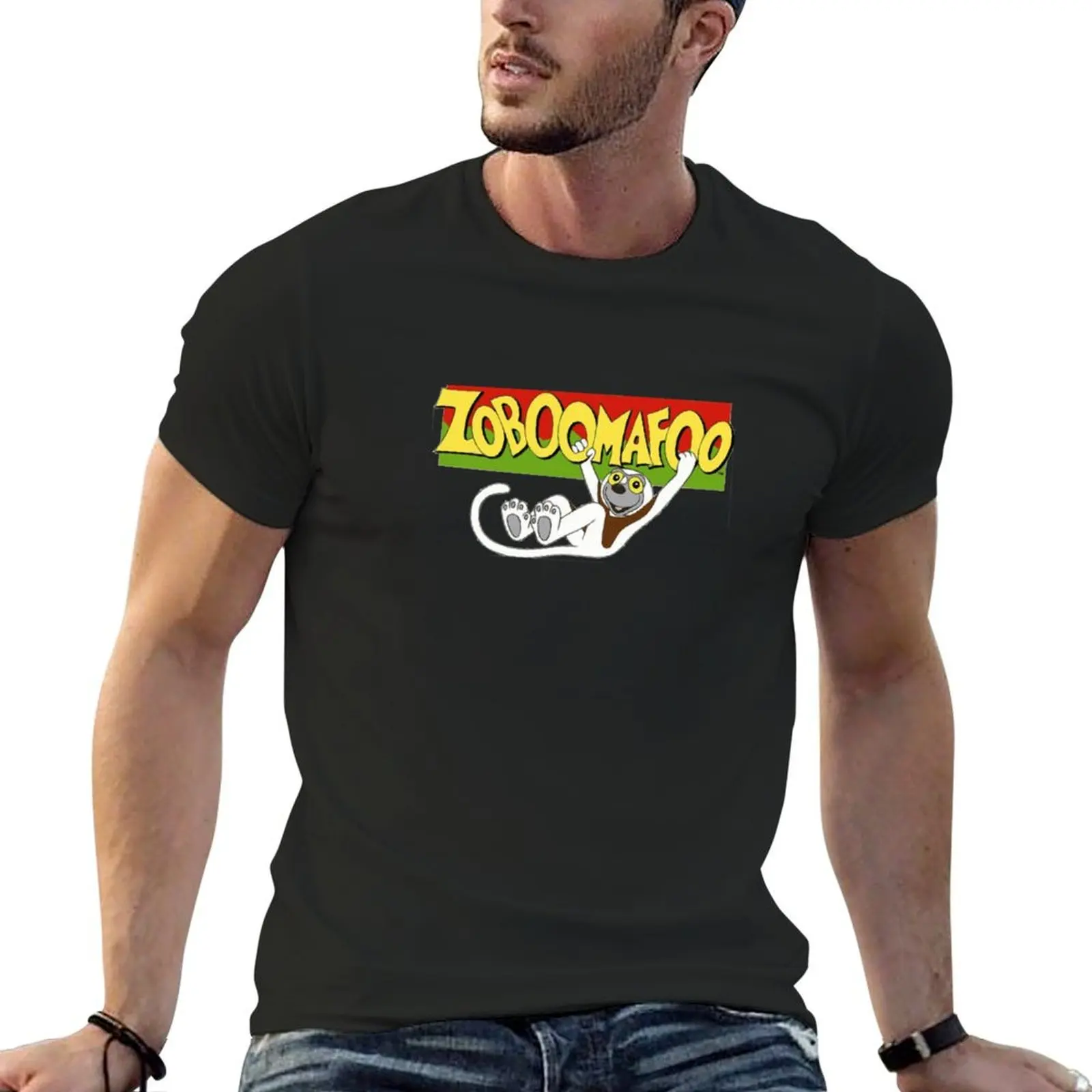 

zoboomafoo logo T-Shirt vintage anime shirt oversized Short sleeve tee men