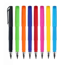 Stylo éternel créatif, 8 pièces, crayon d'écriture illimité, sans encre, effaçable, pour enfants, dessin, fournitures scolaires et de bureau, papeterie Kawaii
