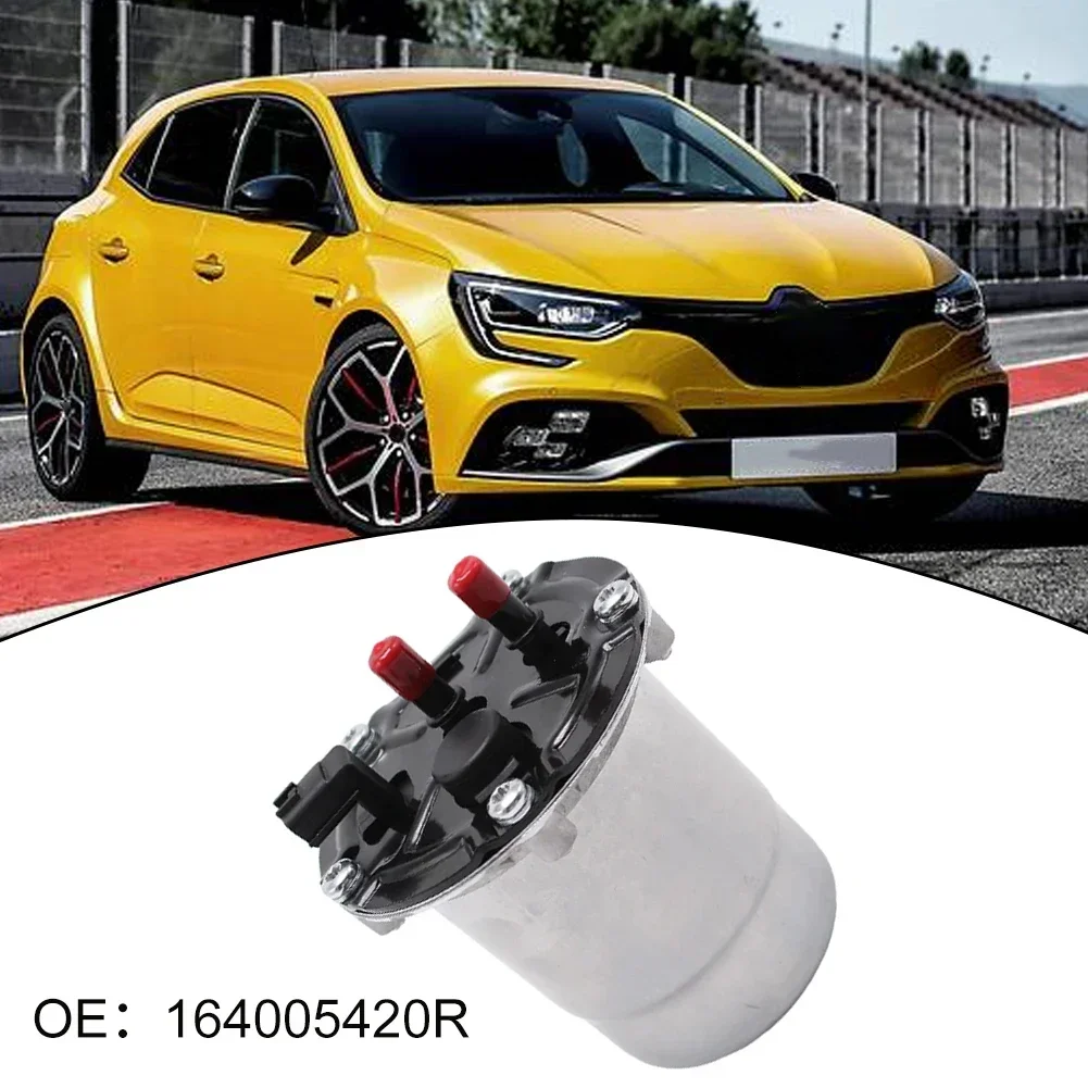 1pcs Sliver Black Fuel Filter With Housing For Capture Mk1 1.5D 2013 On 164005420R 164004350R 164039594R Car Accessories