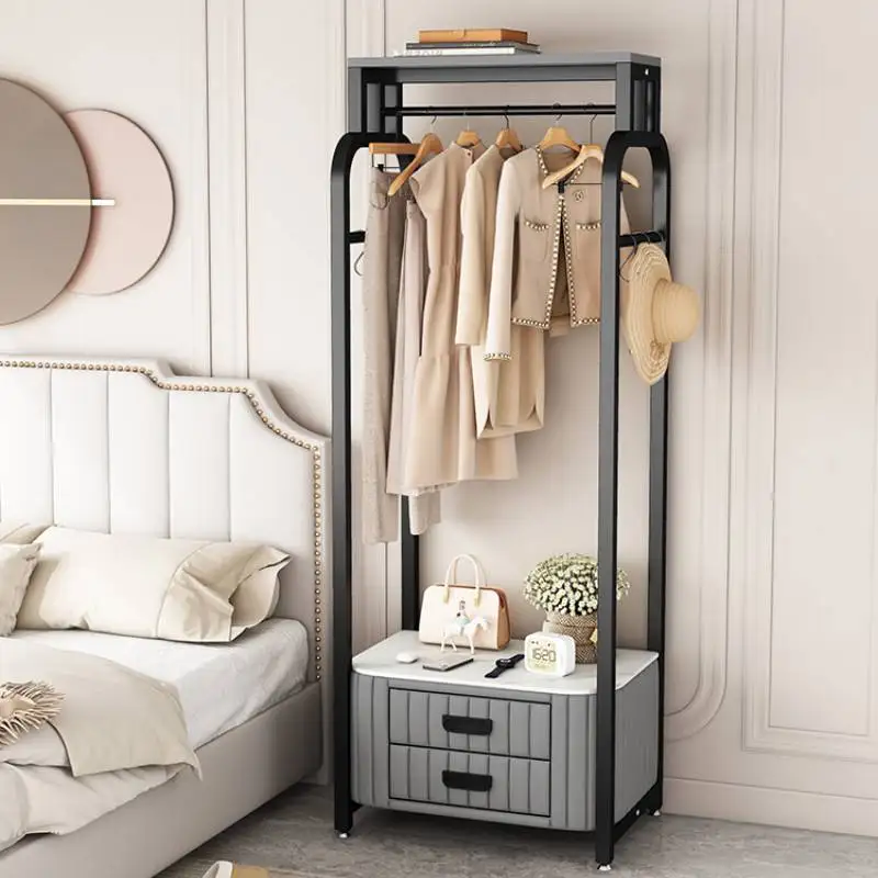 Gold Non Slip Clothes Hanger Modern Bedroom Pretty Rail Organizer Clothes Drying Rack Skirt Storage Percheros House Accessories