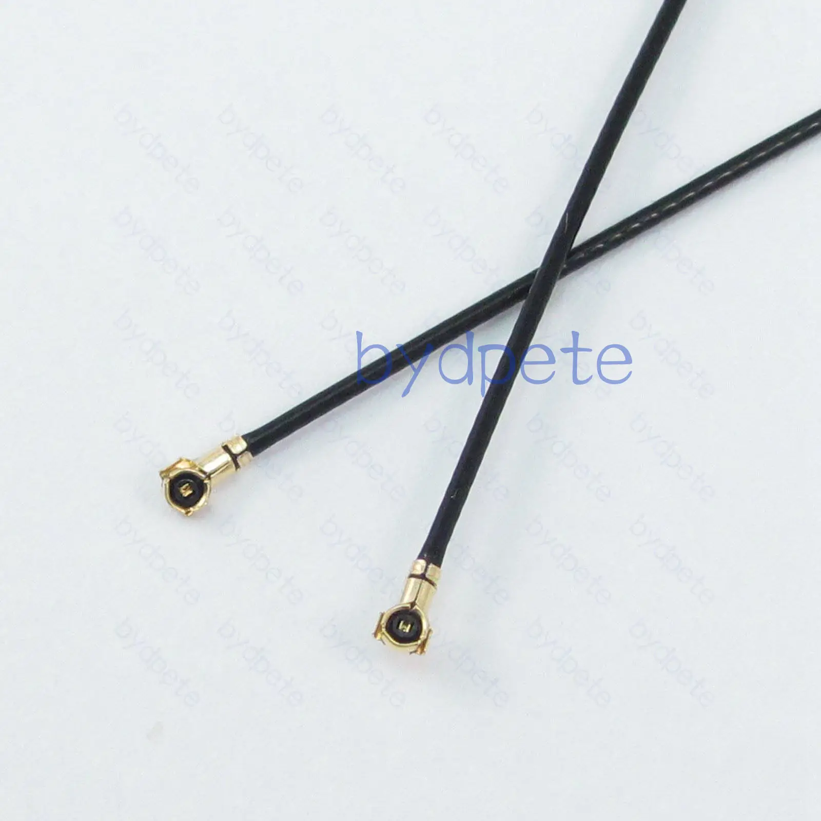 MHF4 MHF 4 VI IPX 0.81mm 블랙 케이블, RF 피그테일 동축 점퍼 안테나, PCB 마운트 소켓 잭 암 커넥터용