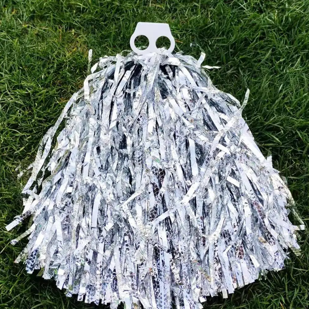 Universal Cheerleading Flower Ball Straight Shank Type Eco-friendly Compact Cheerleading Pompons for Soccer
