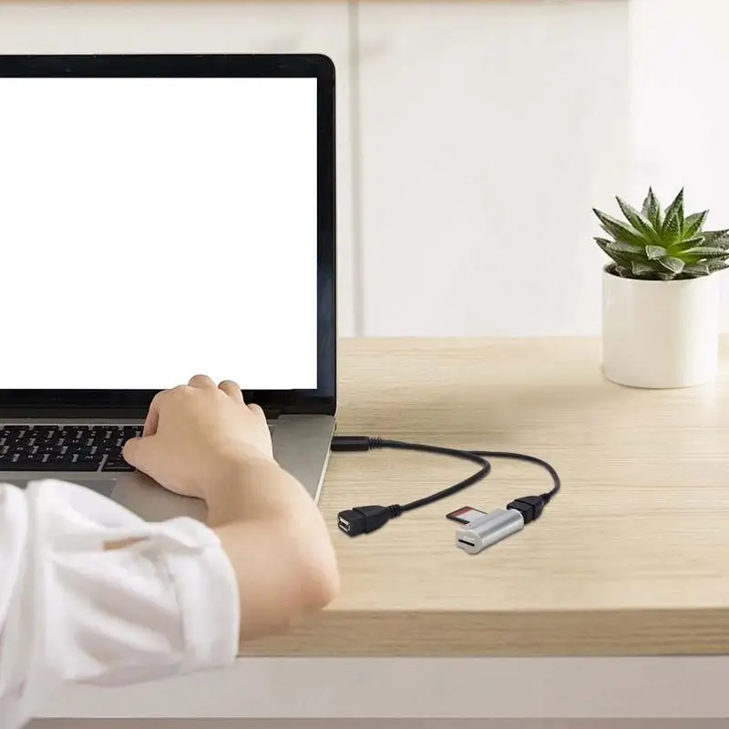 USB Splitter 2 In 1 Out High-Speed Y Cable USB Port Splitter USB Y Splitter USB Splitter Cable for Keyboard Printer Laptop