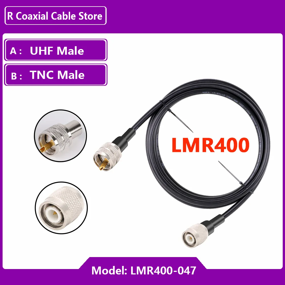 para SO239 UHF Fêmea Pigtail Jumper Presonto