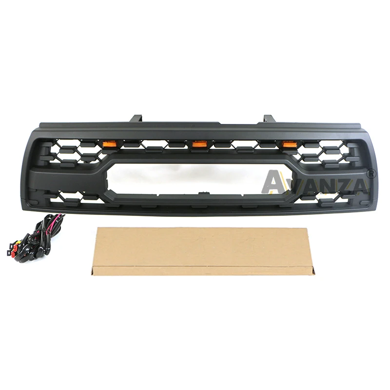 ブラックグリル（ライト付き）トヨタ 4ランナー 1996-2002 2003-2005