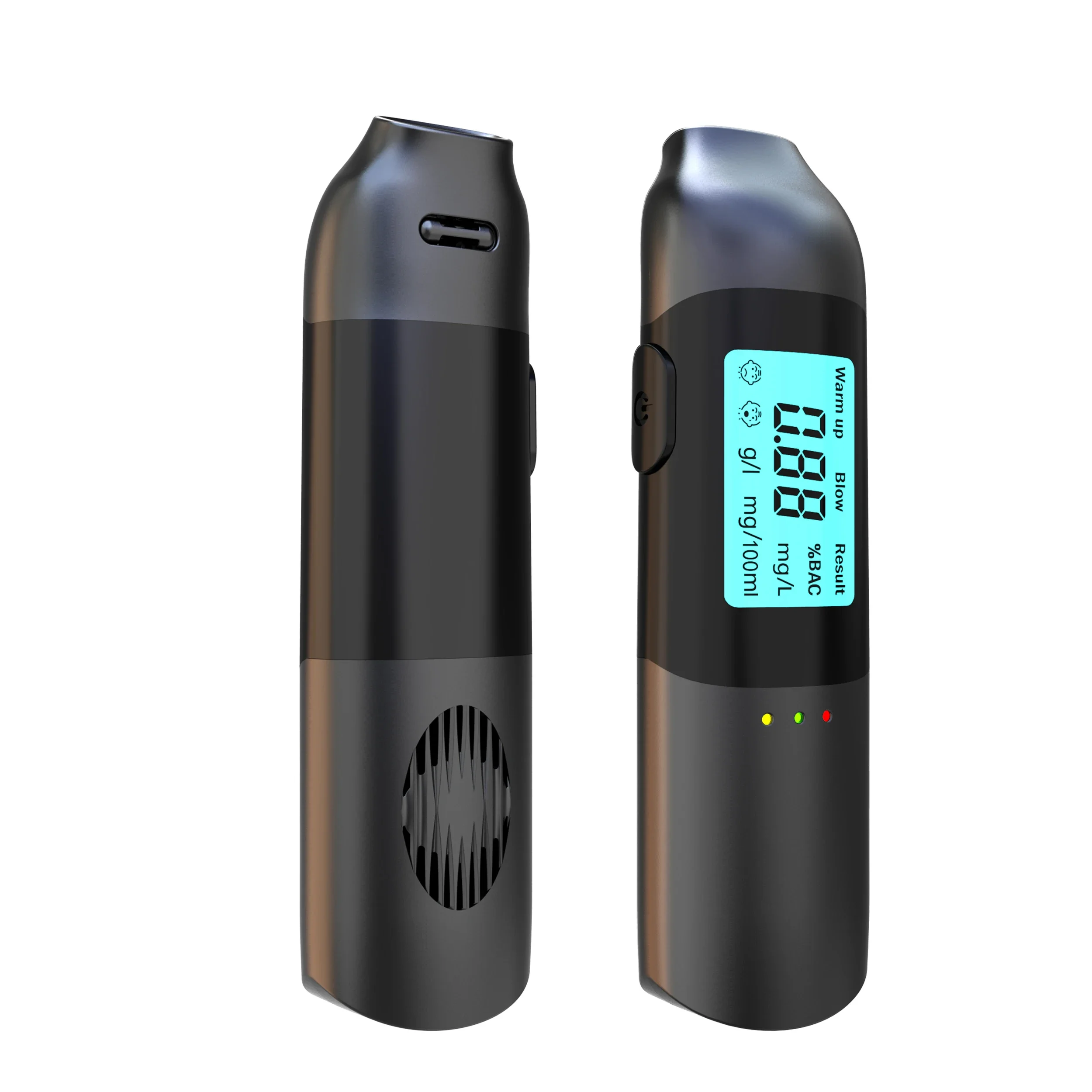 Portable Digital Alcotester Breath Alcohol Tester Breathalyzer Alcoholimetro LCD Screen Display 3 Color Indicator Lights alcohol tester breath alcohol tester