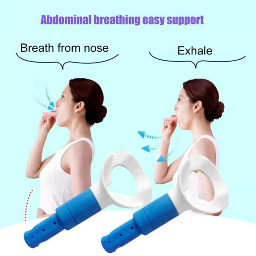Abdominal Breathing Trainer Exercise Lung Face Respirator Fitness Equipment for Household Healthy Care Accessories breathing exerciser breathing trainer