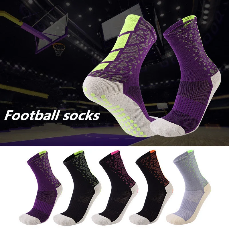 

Sports New Slip Socks 2023 Cotton Football Grip Anti Soccer socks Men Socks Calcetines (The Same Type As The Trusox)