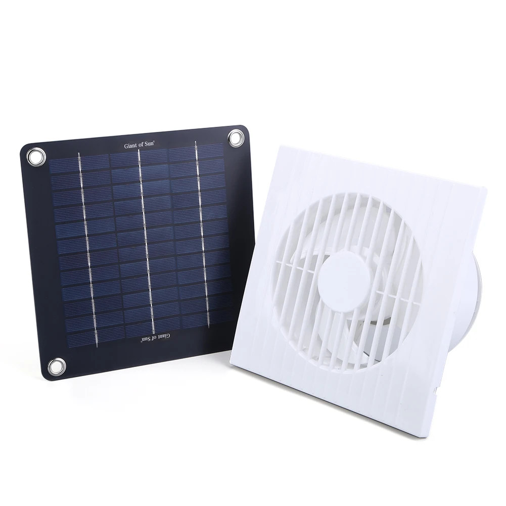 Monocrystalline Solar Panel Air Vent Window Wall Fan 12V 30W Extractor Fan  Low Noise Energy-saving for Greenhouses Sheds Camping - AliExpress