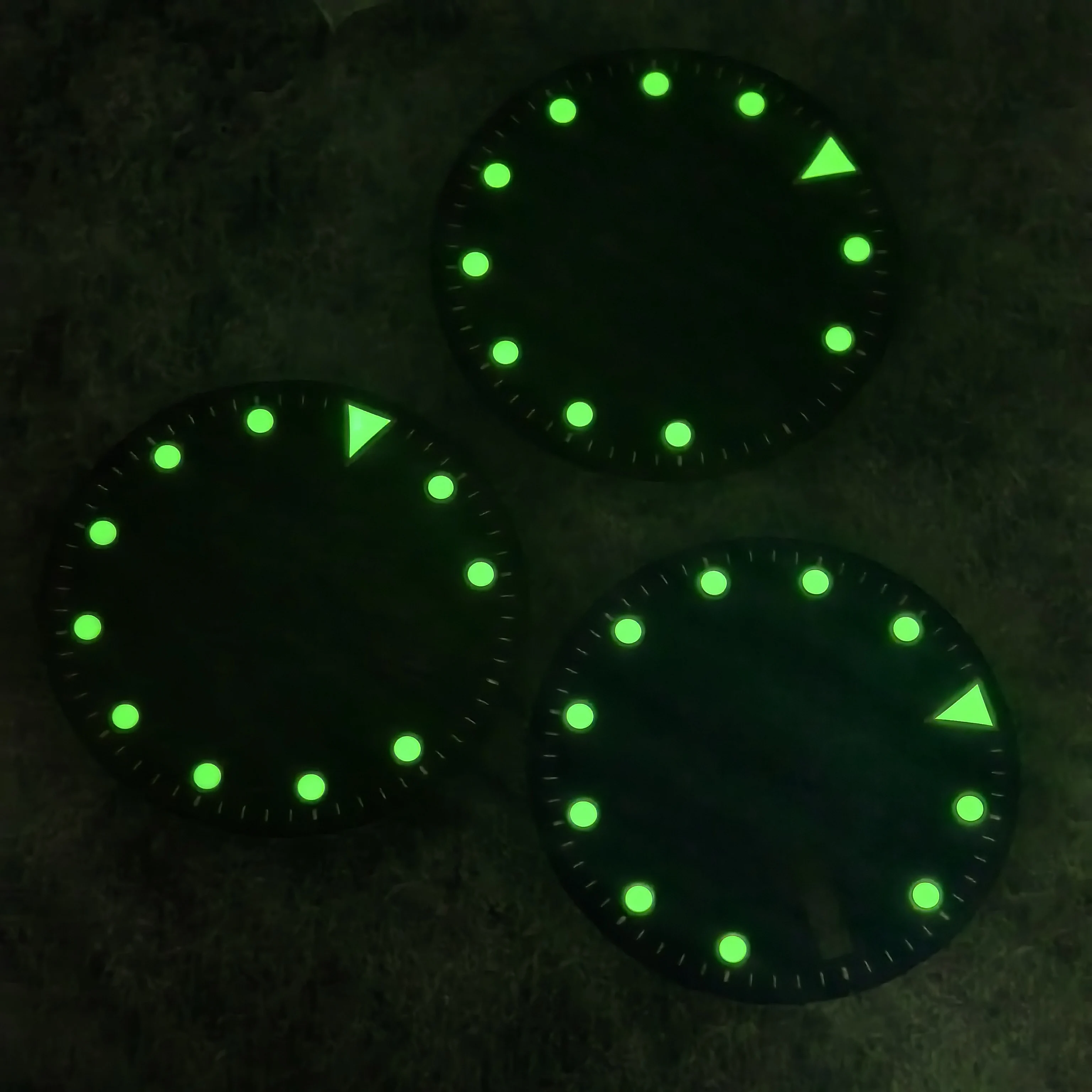 Luminous Ocean Star Dial for DIY Mechanical Watch – 28.5mm
