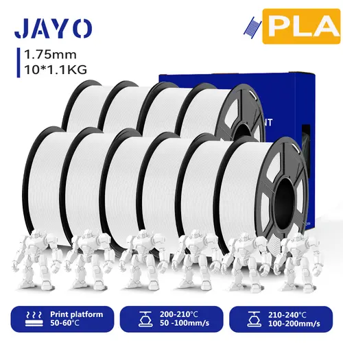 JAYO 3D Printer PLA/PLA Meta/PETG/PLA PLUS/PLA Matte Filament 1.75mm 9/10 Rolls 3D Printing Materials for 3D Printer&3D Pen - Image 43