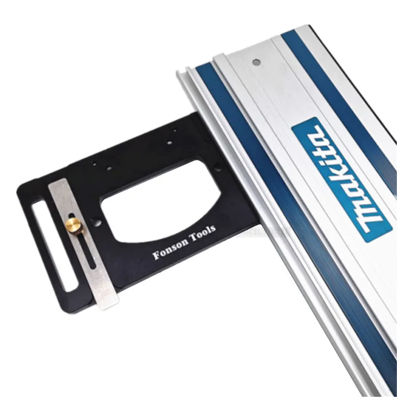 Führungsschienenklemme Für Holzbearbeitung - Verstellbare Metall-Schiene Für Präzise Schnitte Mit Kreissäge & Fräser