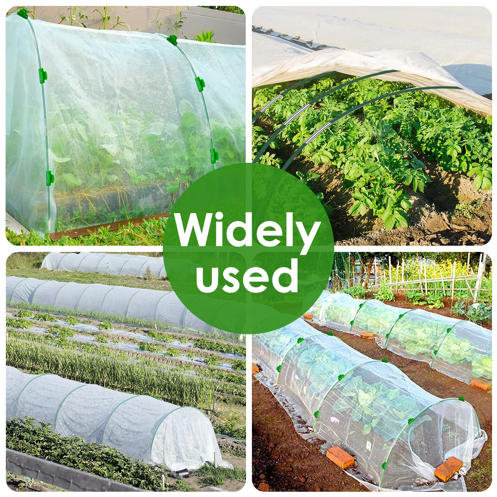 Fiberglass Greenhouse Hoops Set for Garden Grow Tunnel Support