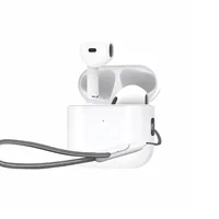 Wireless Earphones Bluetooth Headphones Noise Cancell Stereo Music Earbuds Touch Control Earbud With Microphone Pro 4 lanyard 1