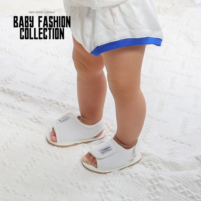 Fashionn Infant Baby Boy Sandales Toddler Summer Mesh Shoes Newborn Bebes Soft Sole Footwear for 1 Year Trainers Girl Sandalen